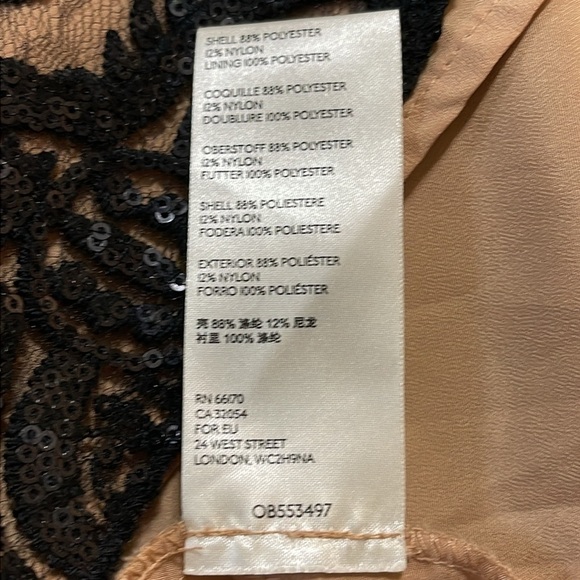 Free People Night Shimmer Mini Dress Sz. 2 - Picture 14 of 14